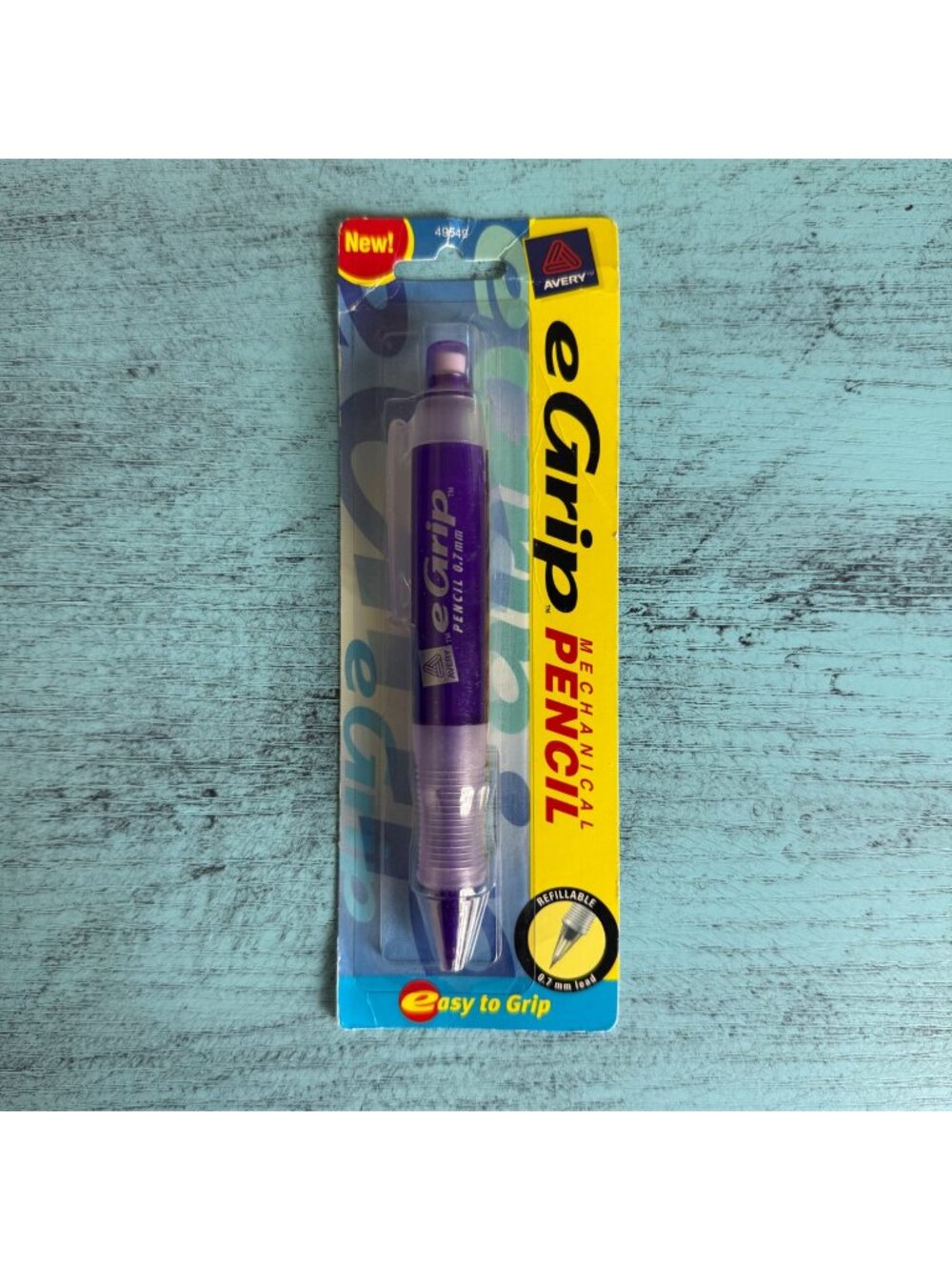 Avery eGrip Mechanical Pencil 0.7mm Purple Soft Contoured Grip Retractable NIP